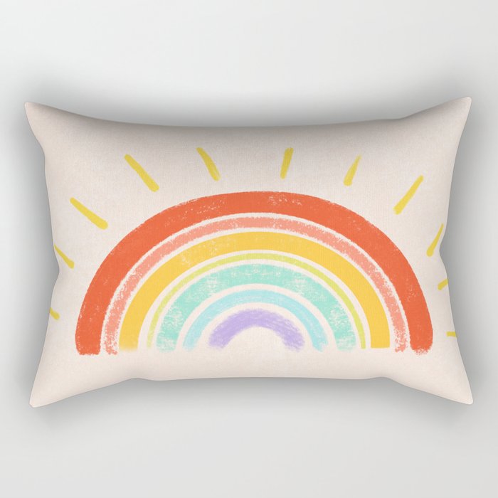 Rainbow Rectangular Pillow