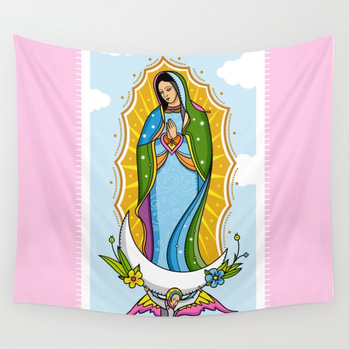 Virgen de Guadalupe Wall Tapestry