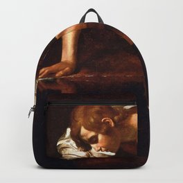 Michelangelo Merisi da Caravaggio , narcissus Backpack