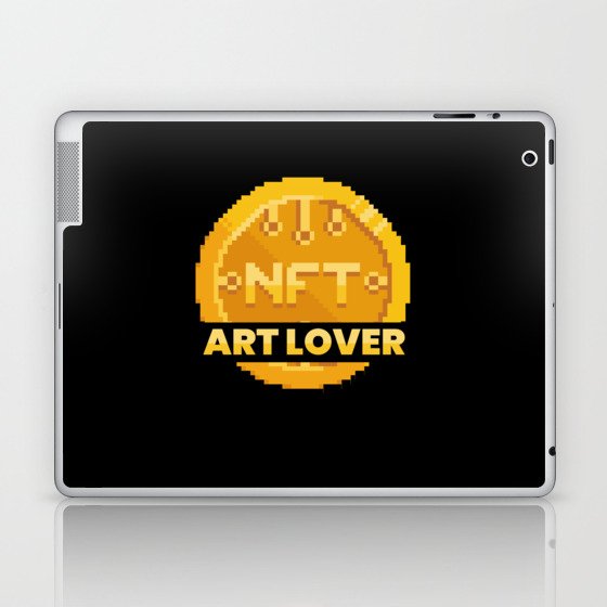 Nft Art Lover Cryptocurrency Btc Invest Laptop & iPad Skin