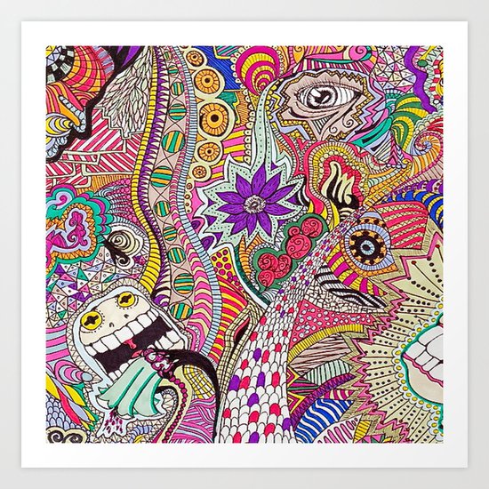 It's What's On The Inside That Counts. Art Print