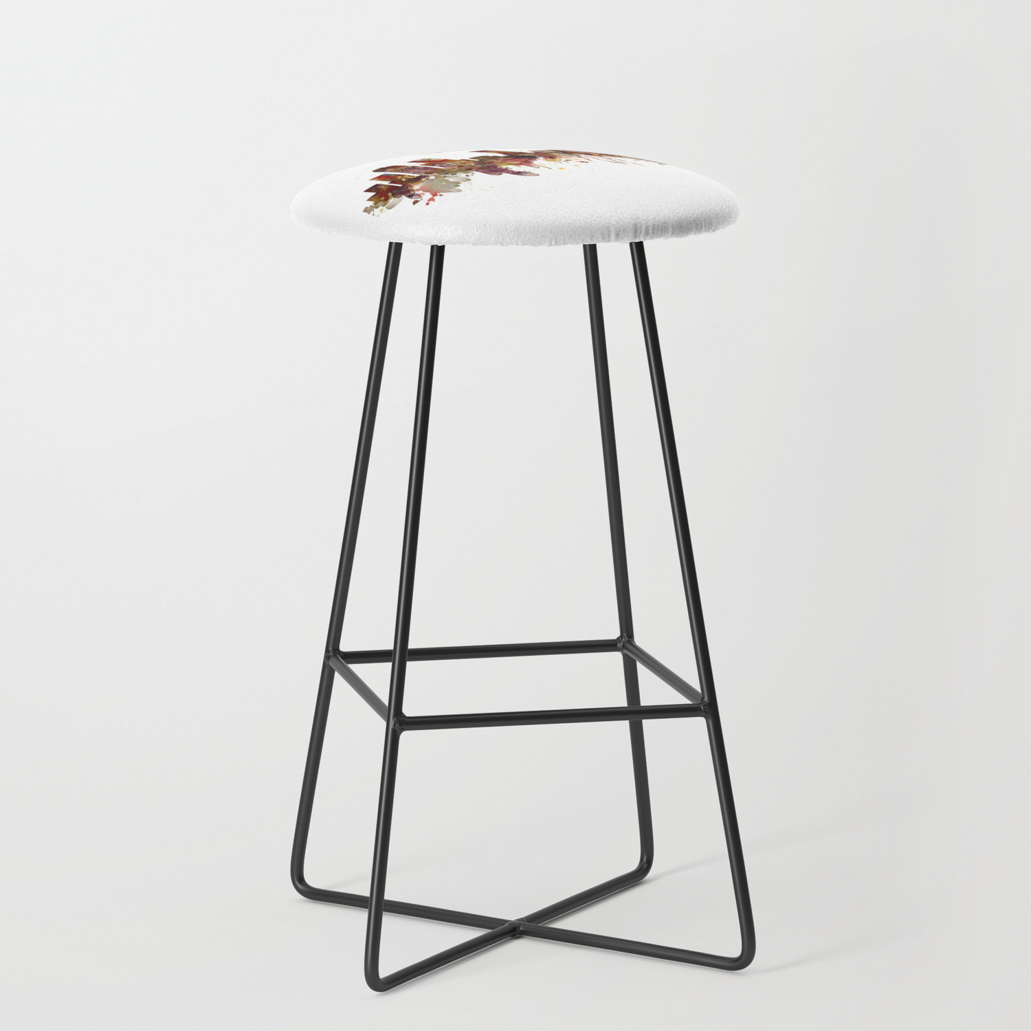 Denver Skyline Silhouette Bar Stool By Marianvoicu Society6