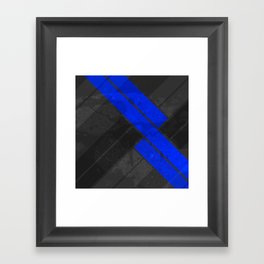 Touch Of Color - Blue Framed Art Print