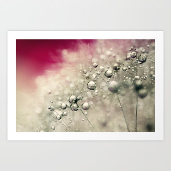 Cherry Dandy Drops Art Print