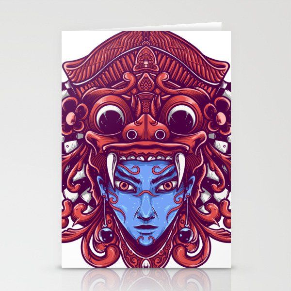 Tribal Girl Stationery Cards