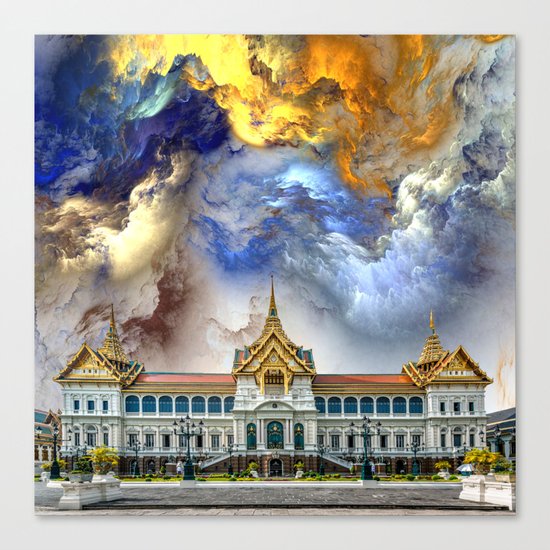 Palace in heaven Canvas Print
