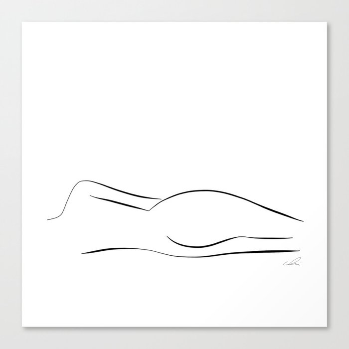 Minimalistic Line Drawing Of A Nude Woman Canvas Print By Mariannamills Society6 See more ideas about drawings, simple line drawings, flower drawing. minimalistic line drawing of a nude woman canvas print by mariannamills