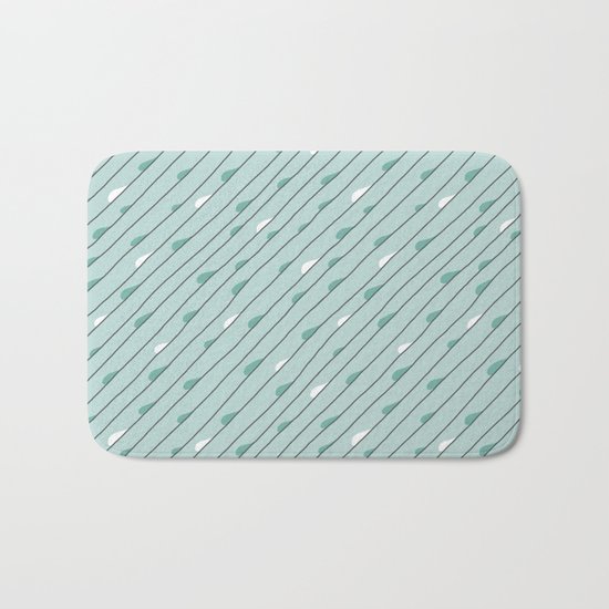 Summer Rain Bath Mat