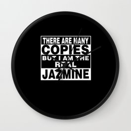 I Am Jazmine Funny Personal Personalized Gift Wall Clock