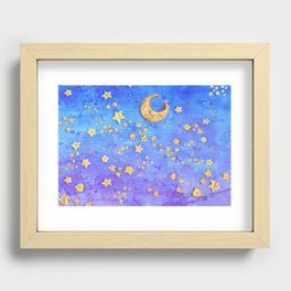 Starry night Recessed Framed Print
