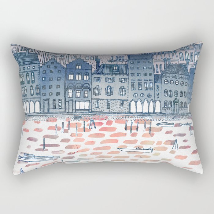 Serenissima - Venice in the Evening Rectangular Pillow