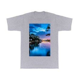 bright colorful sunset over T Shirt
