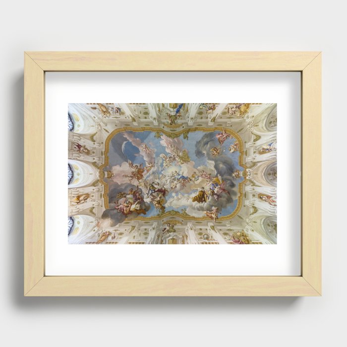 Renaissance Painting The Harmony between Religion and Science Recessed Framed Print