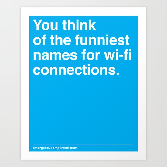 Wi-fi Connections Art Print