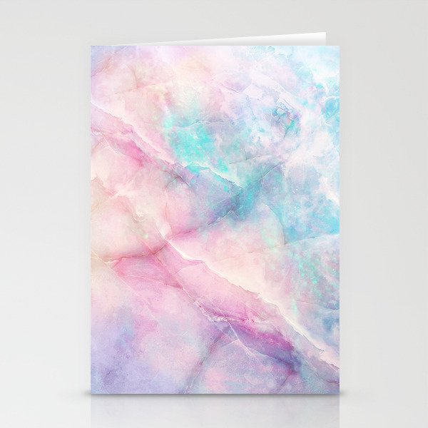 Iridescent marble Stationery Cards