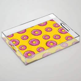 Pink Donuts Acrylic Tray