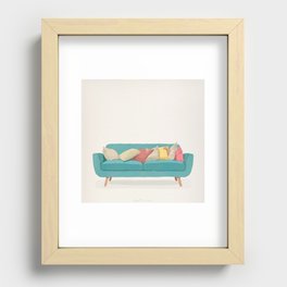Sunday Sofa Recessed Framed Print