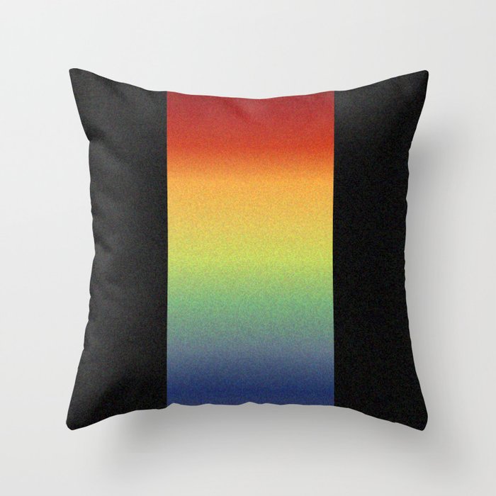 Prismatic Spectrum, Plate 2 remake from the The Theory and Practice of Landscape Painting in Water Colours, 1855, by George Barnard (vintage-wash) Throw Pillow