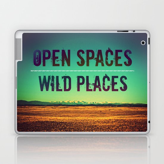 Open Spaces Wild Places Laptop & iPad Skin