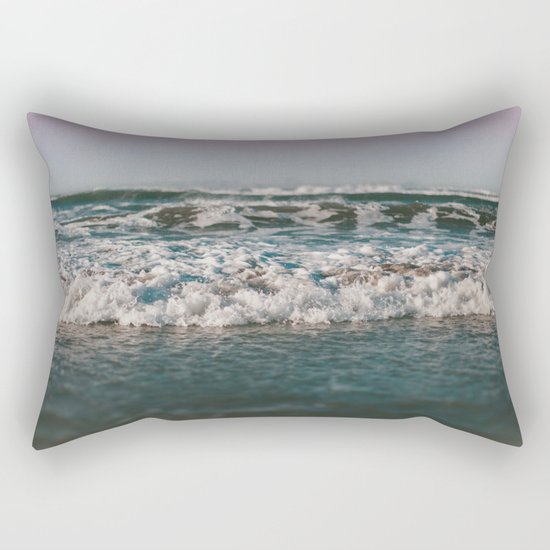 Ocean Crash Rectangular Pillow