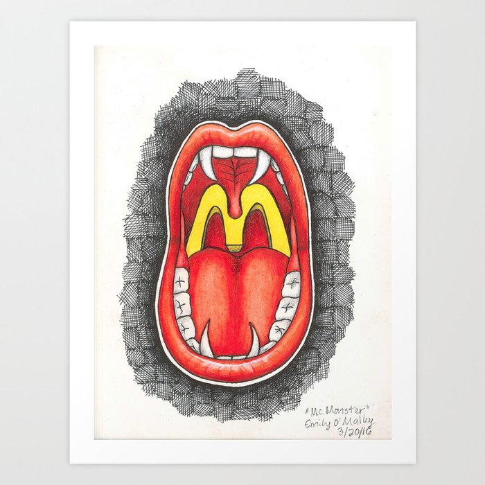 McMonster Art Print