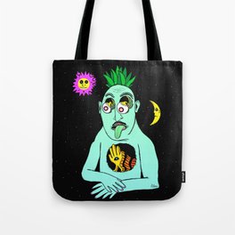 Trippy Face Tote Bag