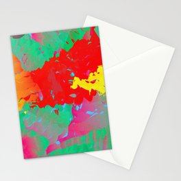 Abstract Paint Gradient Stationery Cards