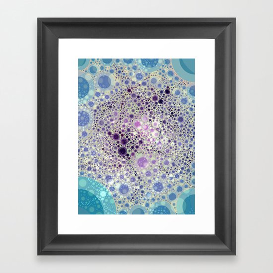 Blue Lounge Framed Art Print