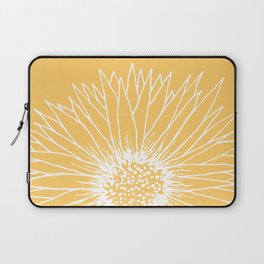 Minimalist Sunflower Laptop Sleeve