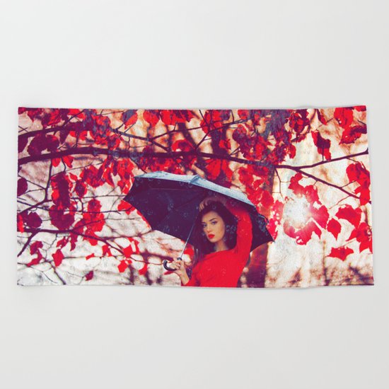Rainy Day Beach Towel