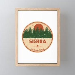 Sierra National Forest Framed Mini Art Print