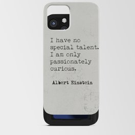Albert Einstein 3011 quote iPhone Card Case