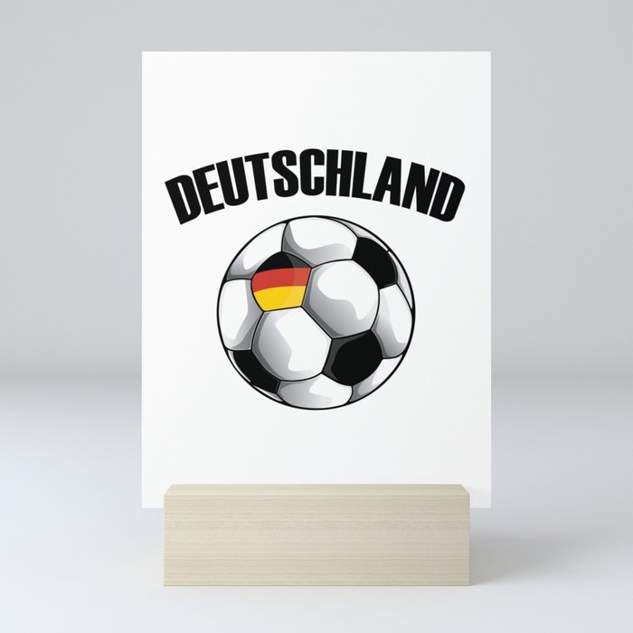 Deutschland Football - Germany Soccer Ball Mini Art Print