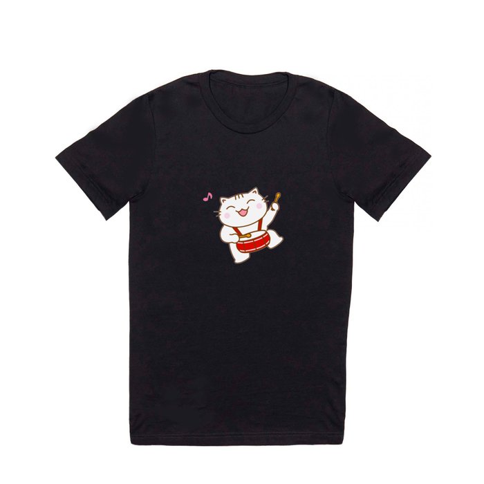 The Beat Goes Cat  T Shirt