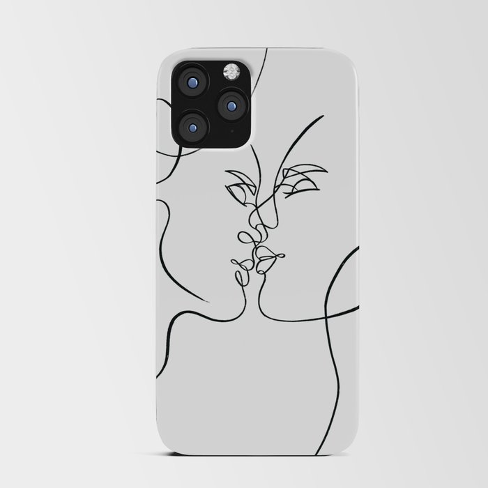 Love is Love Line Art iPhone Card Case