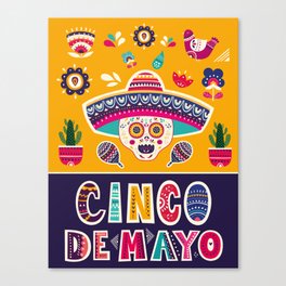 Mexico Poster 2 Canvas Print