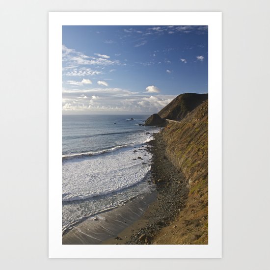Golden Coast Art Print