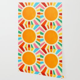 70s Rainbow Wallpaper For Any Decor Style Society6 Sweet but not too sweet. society6