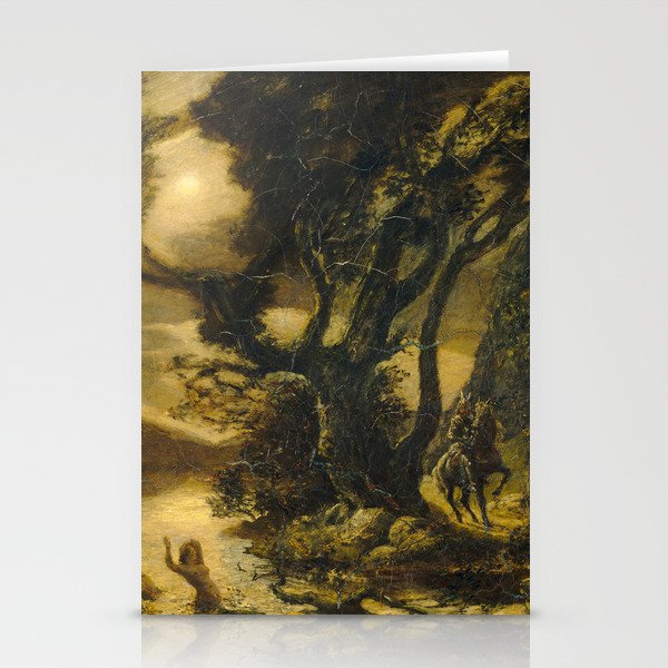 "Siegfried and the Rhine Maidens" by Albert Pinkham Ryder (1888/1891) Stationery Cards