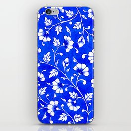 Jaipur Blue Florals iPhone Skin