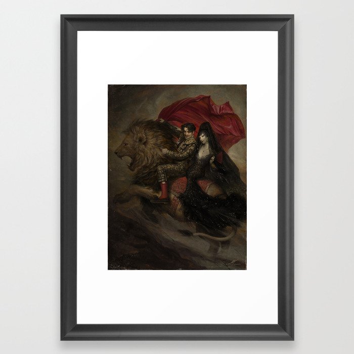 Amoureux de L'andalousie Framed Art Print