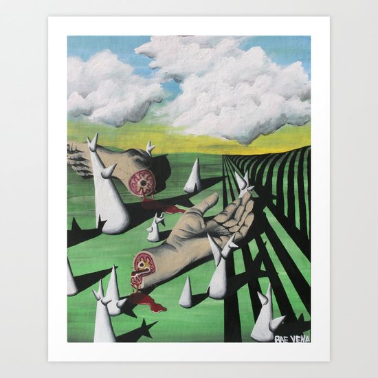 Disconnected. aka Hand & Foot Art Print
