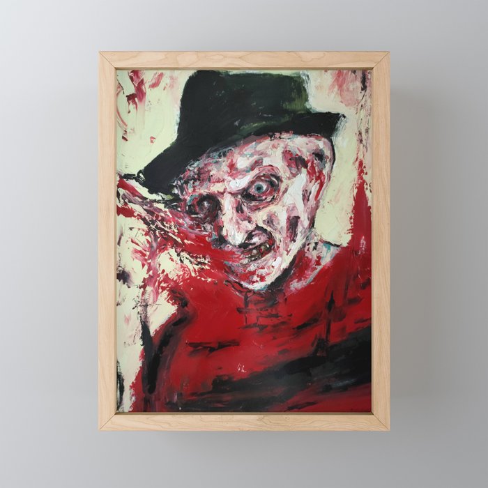 Freddy Krueger - Nightmare Framed Mini Art Print