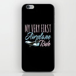 My Very First Airplane Ride Airplane iPhone Skin
