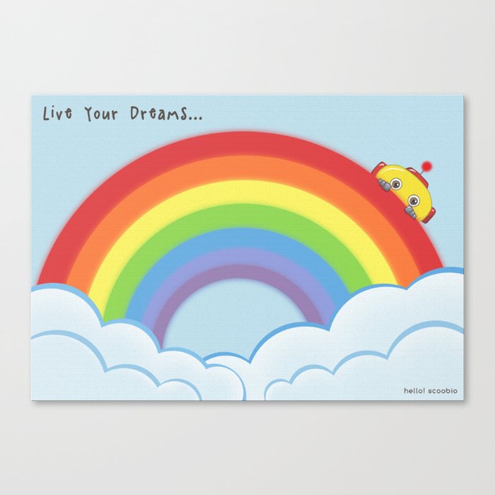 Live Your Dreams Canvas Print