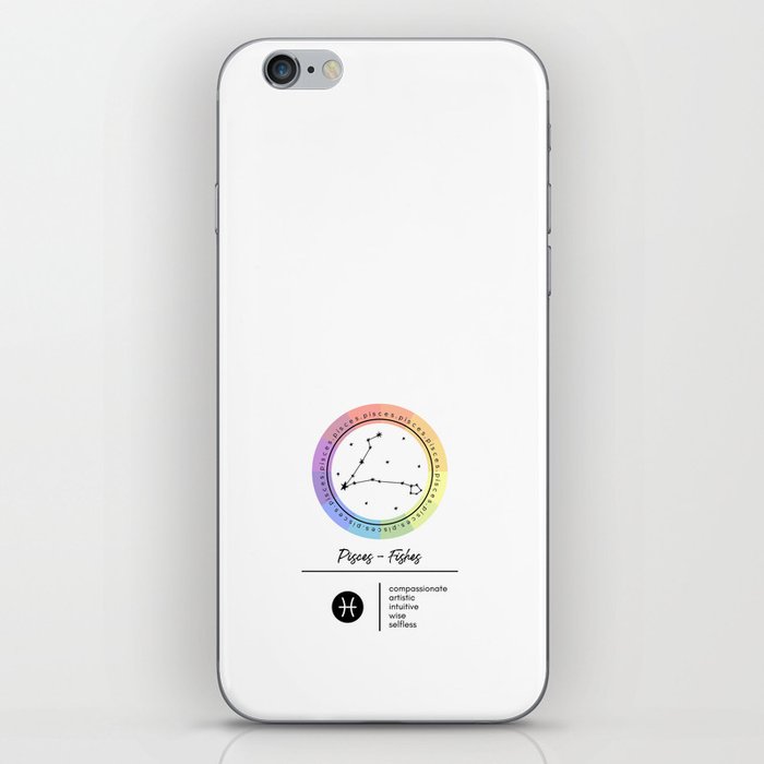 Pisces Zodiac | Color Wheel iPhone Skin