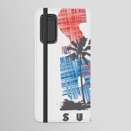 Sumba surf paradise Android Wallet Case
