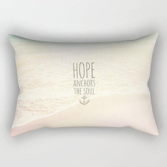 HOPE ANCHORS THE SOUL Rectangular Pillow