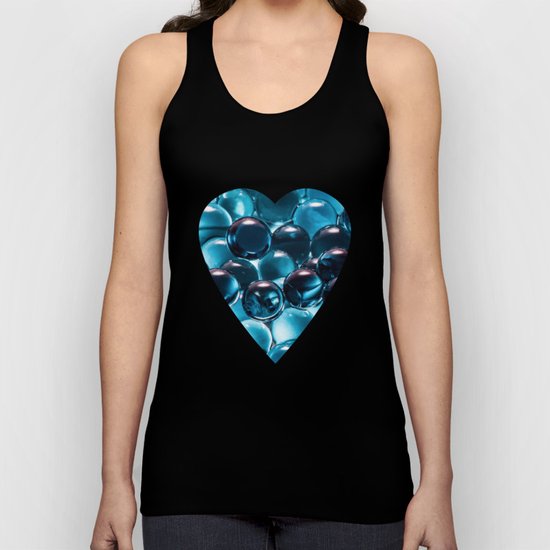 Blue sphere Unisex Tank Top