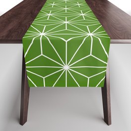 Geometric Stars - Emerald Table Runner